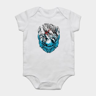 Deep Water Shark Baby Bodysuit